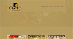 Desktop Screenshot of ciattis.com