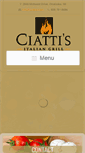 Mobile Screenshot of ciattis.com