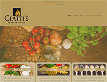 Tablet Screenshot of ciattis.com